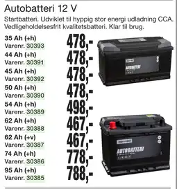 Harald Nyborg Autobatteri 12 V tilbud