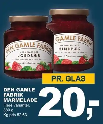 Let-Køb Den Gamle Fabrik Marmelade tilbud