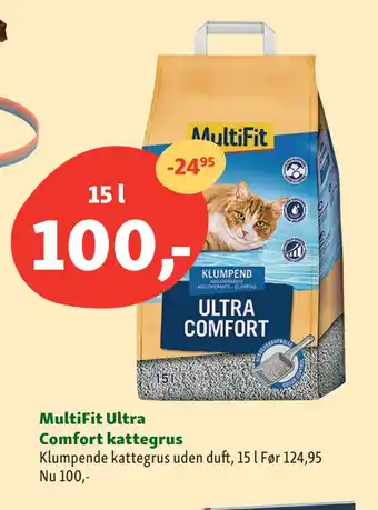 Maxi Zoo MultiFit Ultra Comfort kattegrus tilbud