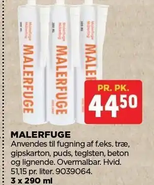 jem & fix MALERFUGE tilbud