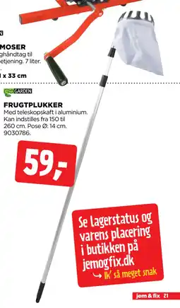 jem & fix FRUGTPLUKKER tilbud