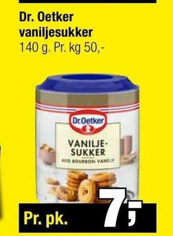 Calle Dr. Oetker vaniljesukker tilbud