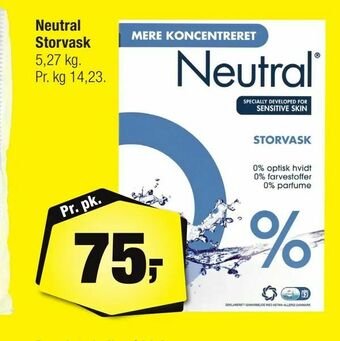 Calle Neutral Storvask tilbud
