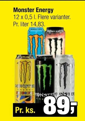 Calle Monster Energy tilbud