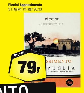 Calle Piccini Appassimento tilbud
