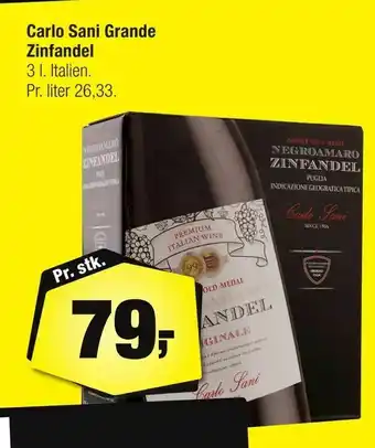 Calle Carlo Sani Grande Zinfandel tilbud