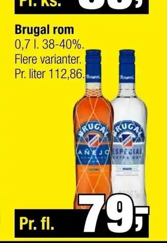 Calle Brugal rom tilbud