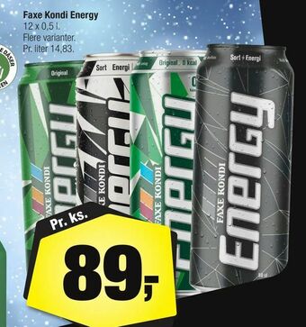 Calle Faxe Kondi Energy tilbud