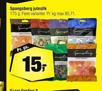 Calle Spangsberg juleslik tilbud