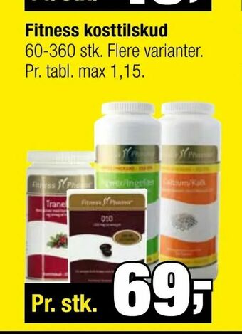 Calle Fitness kosttilskud tilbud