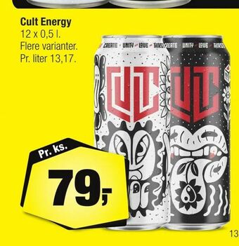 Calle Cult Energy tilbud