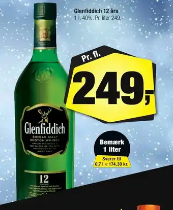Calle Glenfiddich 12 års tilbud