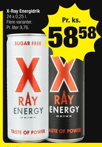 Calle X-Ray Energidrik tilbud