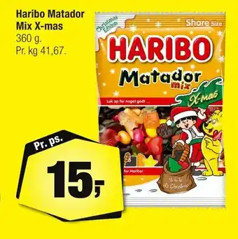 Calle Haribo Matador Mix X-mas tilbud