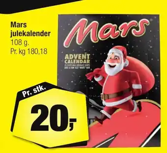 Calle Mars julekalender tilbud