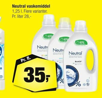 Calle Neutral vaskemiddel tilbud