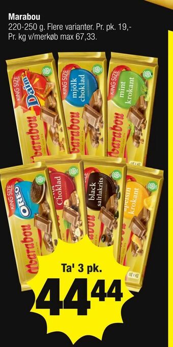 Calle Marabou tilbud