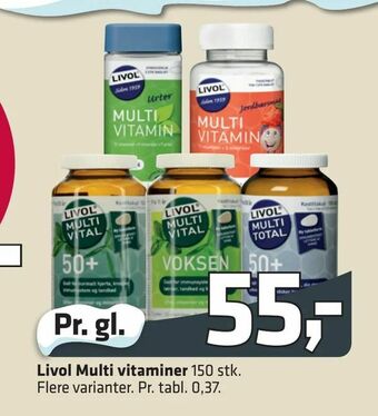 Fleggaard Livol Multi vitaminer tilbud