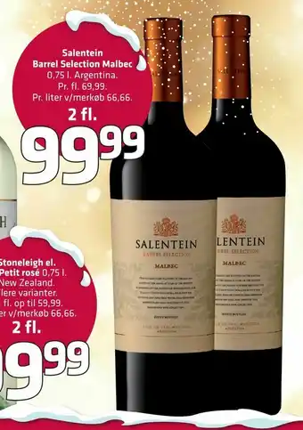 Fleggaard Salentein Barrel Selection Malbec tilbud