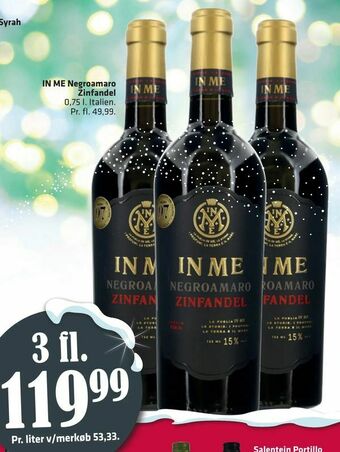 Fleggaard IN ME Negroamaro Zinfandel tilbud