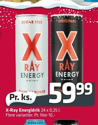 Fleggaard X-Ray Energidrik tilbud