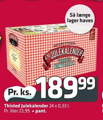 Fleggaard Thisted Julekalender tilbud