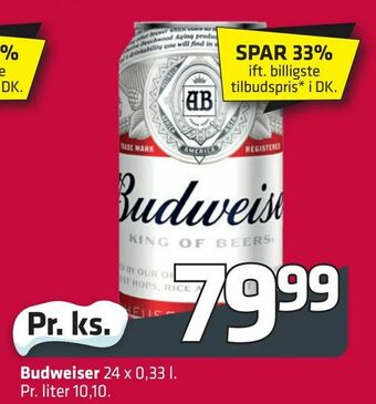 Fleggaard Budweiser tilbud