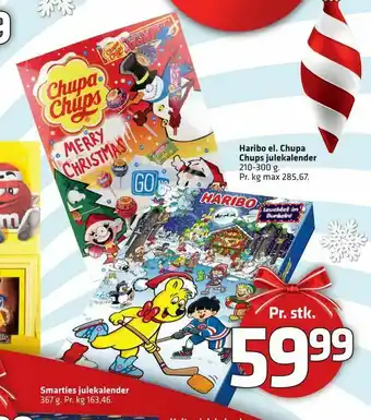 Fleggaard Haribo el. Chupa Chups julekalender tilbud
