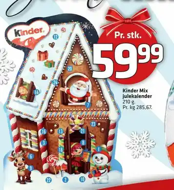 Fleggaard Kinder Mix julekalender tilbud