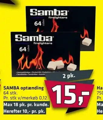 SAMBA optænding