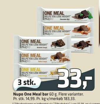 Fleggaard Nupo One Meal bar tilbud