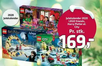 Julekalender 2020 LEGO friends, Harry Potter el. City