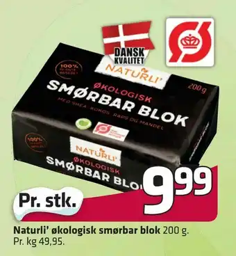 Fleggaard Naturli' økologisk smørbar blok tilbud