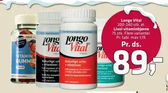 Fleggaard Longo Vital, Livol vitaminbjørne tilbud