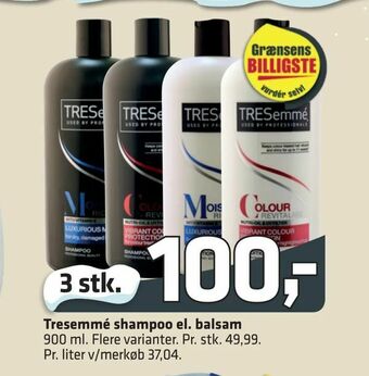 Fleggaard Tresemmé shampoo el. balsam tilbud