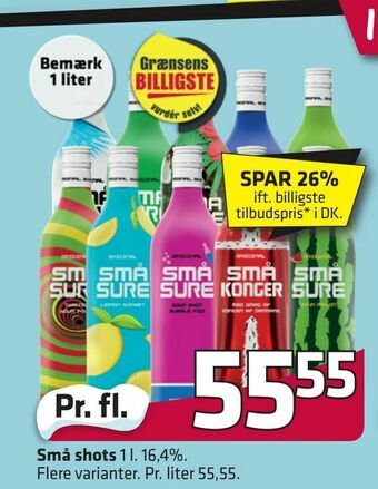 Fleggaard Små shots tilbud