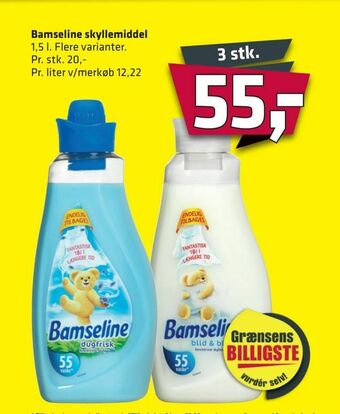 Fleggaard Bamseline skyllemiddel tilbud
