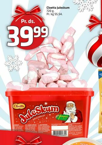 Fleggaard Cloetta Juleskum tilbud
