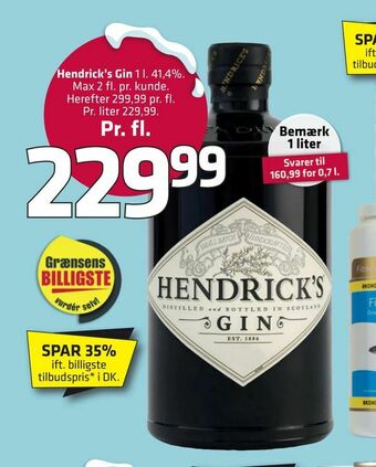 Fleggaard Hendrick's Gin tilbud