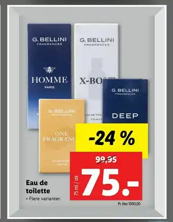 Eau de toilette