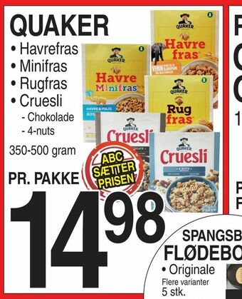ABC Lavpris Quaker tilbud