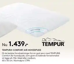 SengeSpecialisten TEMPUR COMFORT AIR HOVEDPUDE tilbud