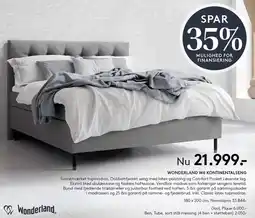 SengeSpecialisten WONDERLAND W6 KONTINENTALSENG tilbud