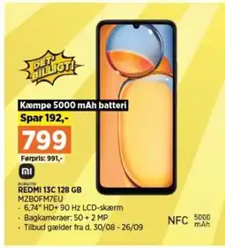 Power Redmi 13C 128 GB MZBOFM7EU tilbud