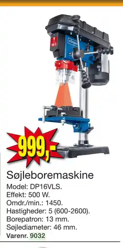 Harald Nyborg Søjleboremaskine tilbud