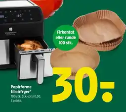 Coop 365 Papirforme til airfryer tilbud