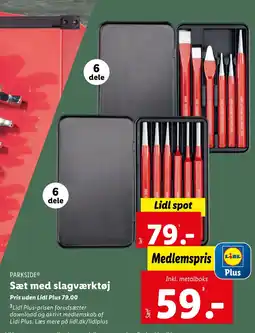 Lidl Sæt med slagværktøj tilbud
