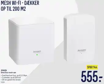Jensen Omni Duo Mesh-Sæt