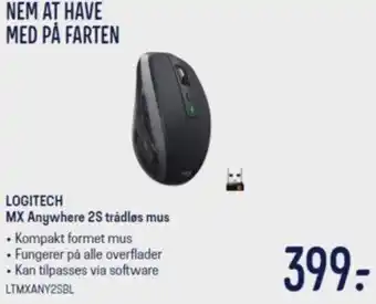 Logitech Mx Anywhere 2S Trådløs Mus