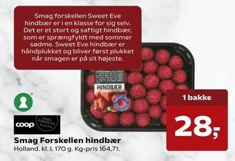 Kvickly Smag Forskellen hindbær tilbud